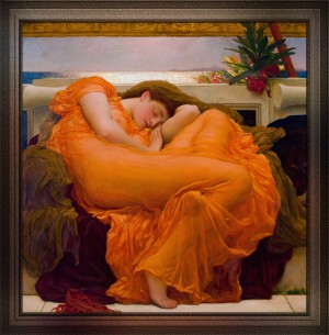 Flaming June by Frederic Leighton Fine Art Old Masters Reproduction